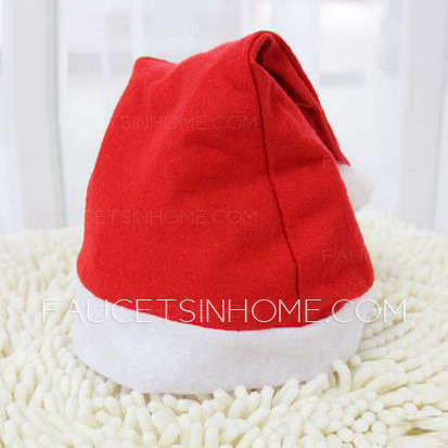 Cheap Polyester Red Free Size Christmas Hat