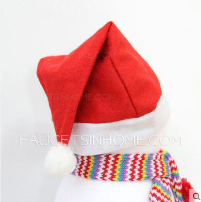 Cheap Polyester Red Free Size Christmas Hat