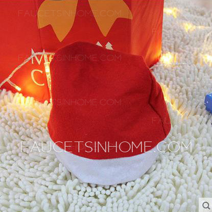 Cheap Polyester Red Free Size Christmas Hat