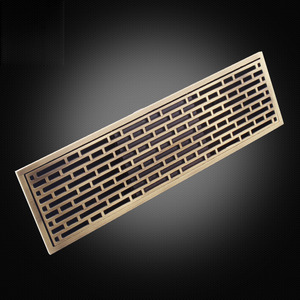 Antique Color Brick Wall Pattern Bathroom Floor Shower Drains