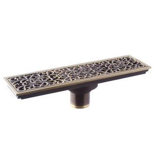 Antique Bronze Large Flow T-shape Shower Drains