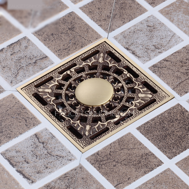 Unique Design Brass Bathroom Shower Drains