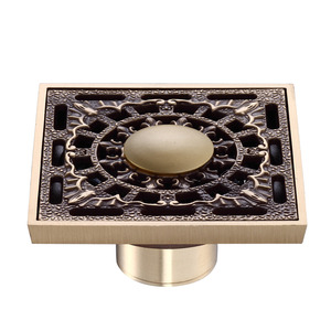 Unique Design Brass Bathroom Shower Drains