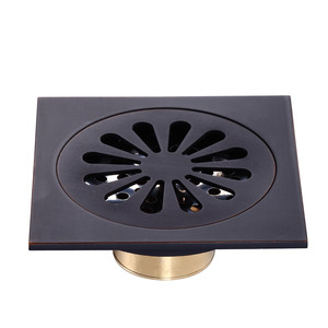 Vintage Oil Rubbed Bronze Black Shower Drains