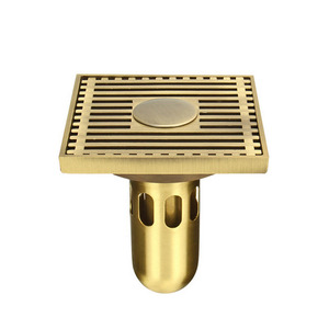 Antique Brass Metal Bathroom Shower Drains