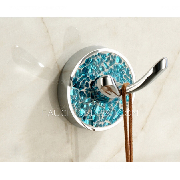 Designer Blue Metal Bathroom Accessory Sets