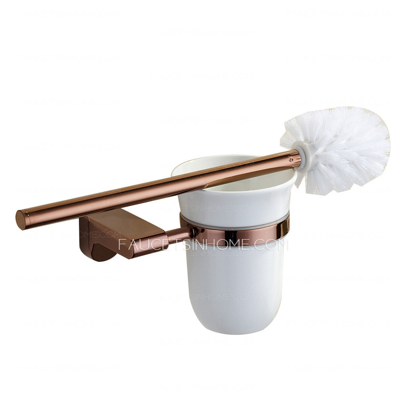 Luxury Rose Gold Five-piece Bathroom Accessory Sets