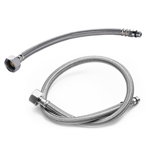 80cm Water Hose Stainless Steel Braided(One Piece)
