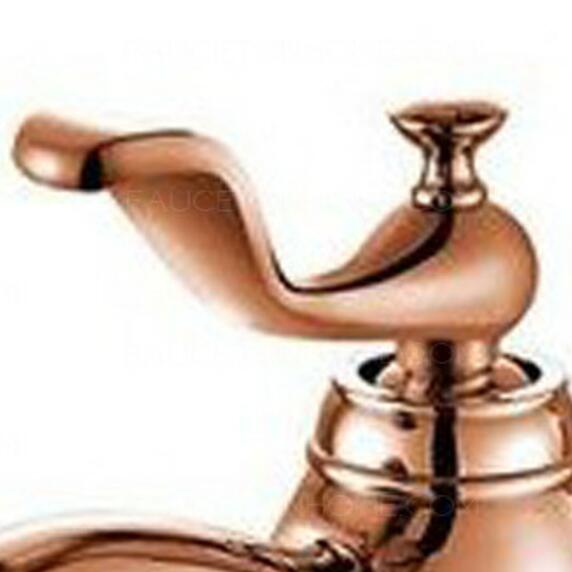 Antique Rose Gold Filtering Sink Faucets Bathroom