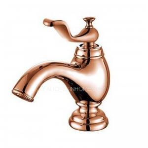 Antique Rose Gold Filtering Sink Faucets Bathroom