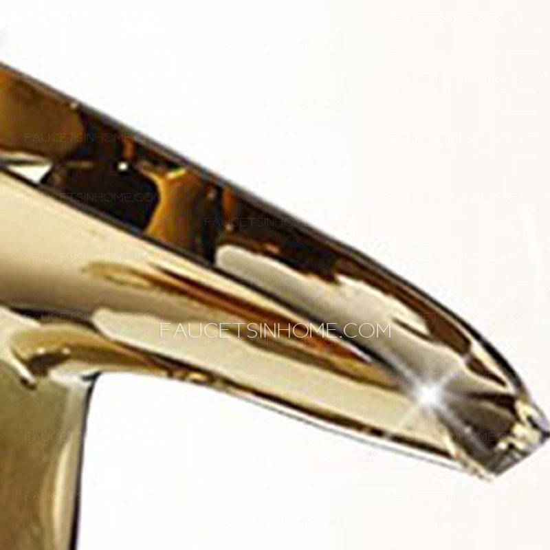 European Polished Brass Single Handle Centerset Bathroom Faucets