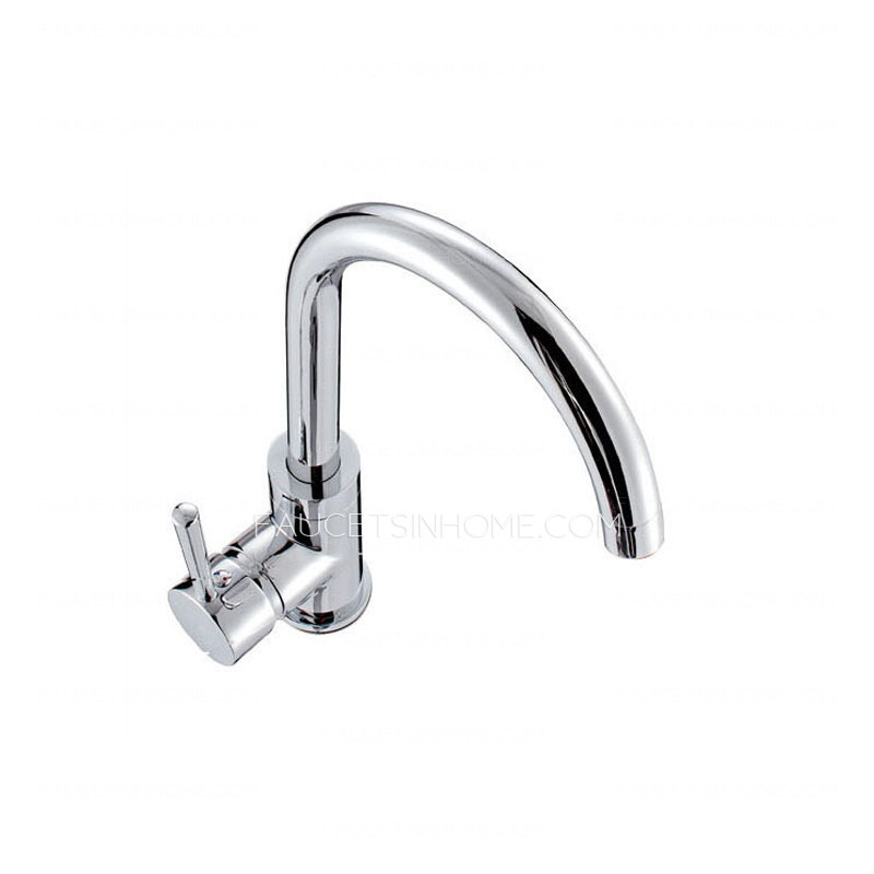 Classic Brass Chrome Rotatable Kitchen Sink Faucets
