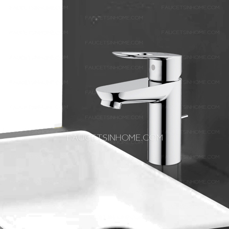 Good Filtering Centerset Chrome Bathroom Water Faucets