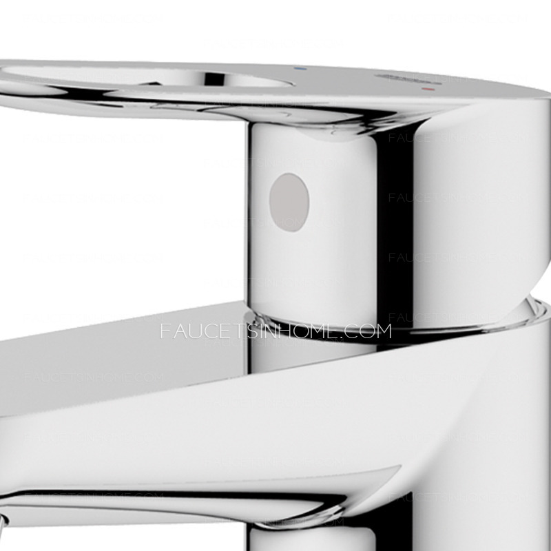 Designer Water Efficient Chrome Bathroom Single Hole Faucets