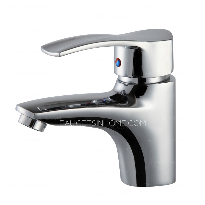 Best Chrome Finish One Hole Bathroom Sink Faucets