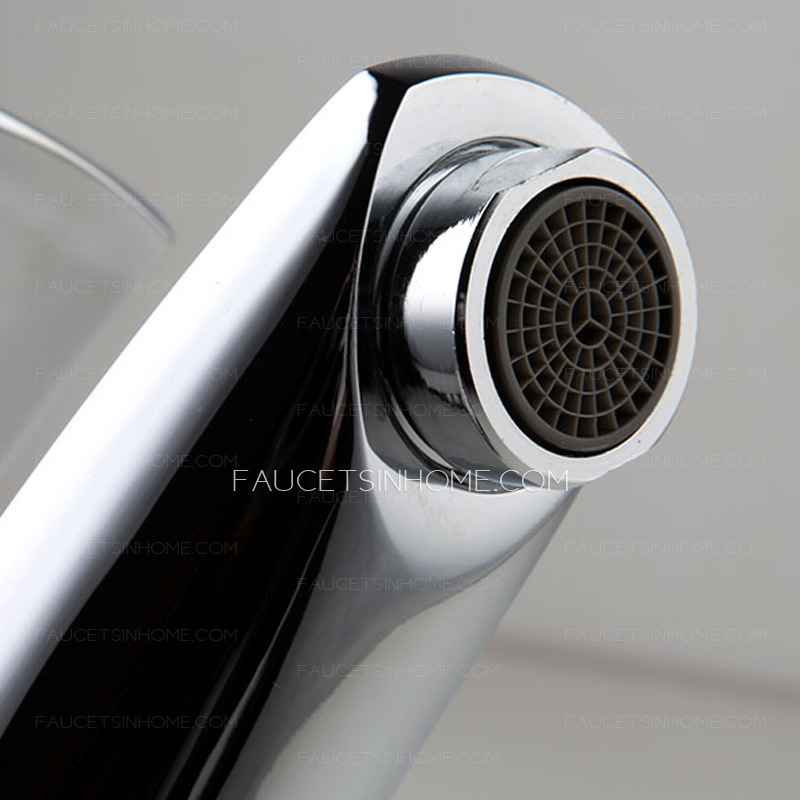 Best Chrome Finish One Hole Bathroom Sink Faucets