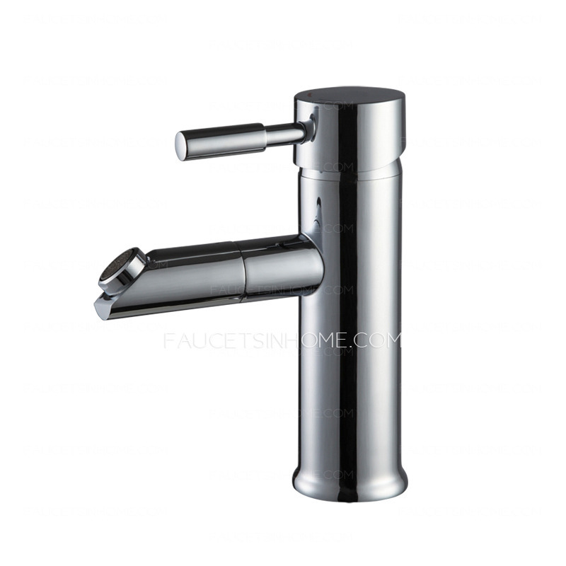 Decorative Chrome Finish Bathroom Sink Faucets