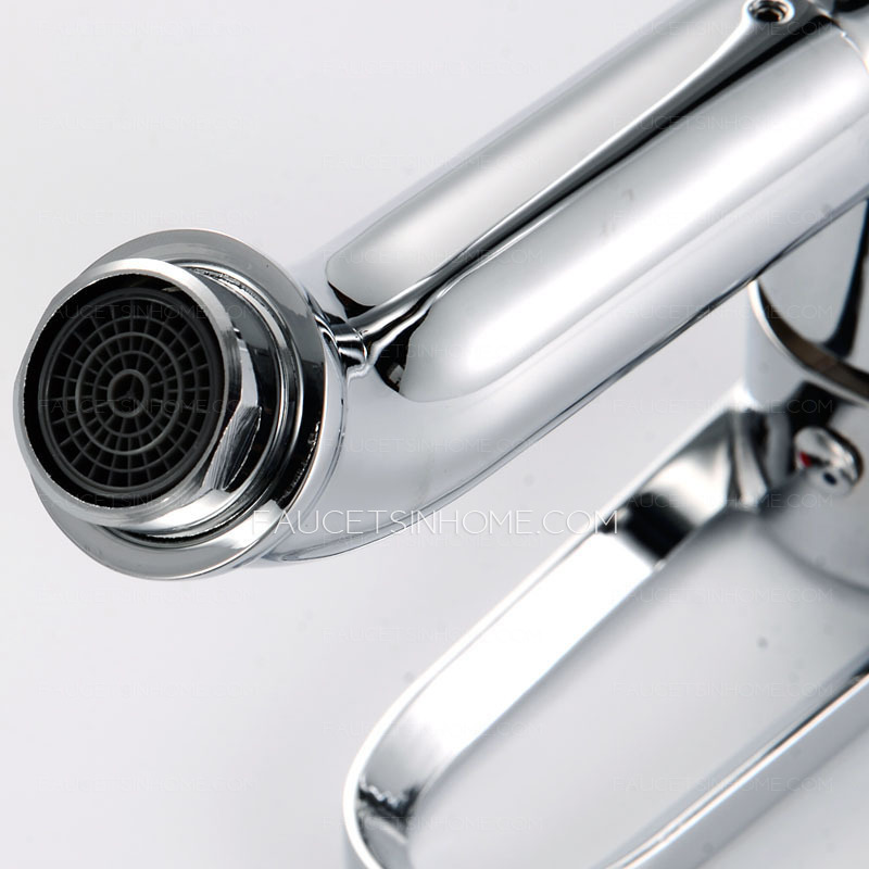 Good Quality Chrome Finish Rotatable For Bathroom Faucet