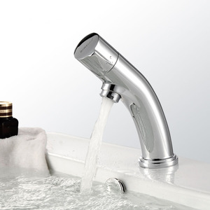 Simple Electroplated Finish Only Cold Water For Bathroom Faucet