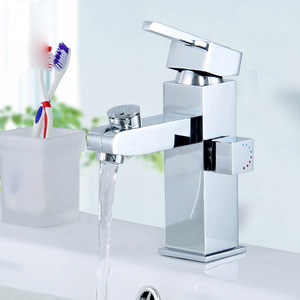 Modern Square Shape Bathroom Sink Faucet