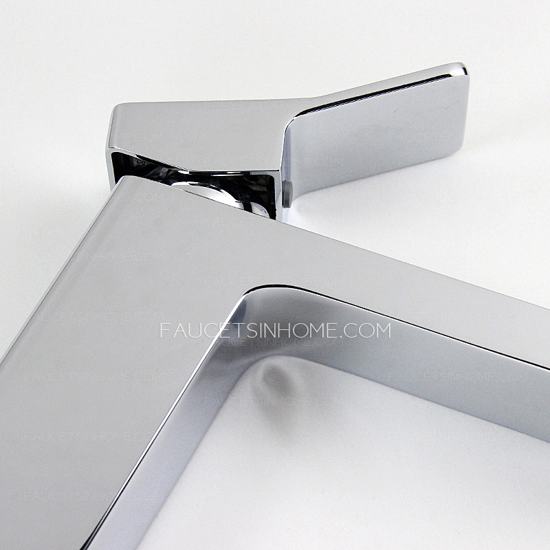 Good Quality One Hole Bathroom Chrome Faucet