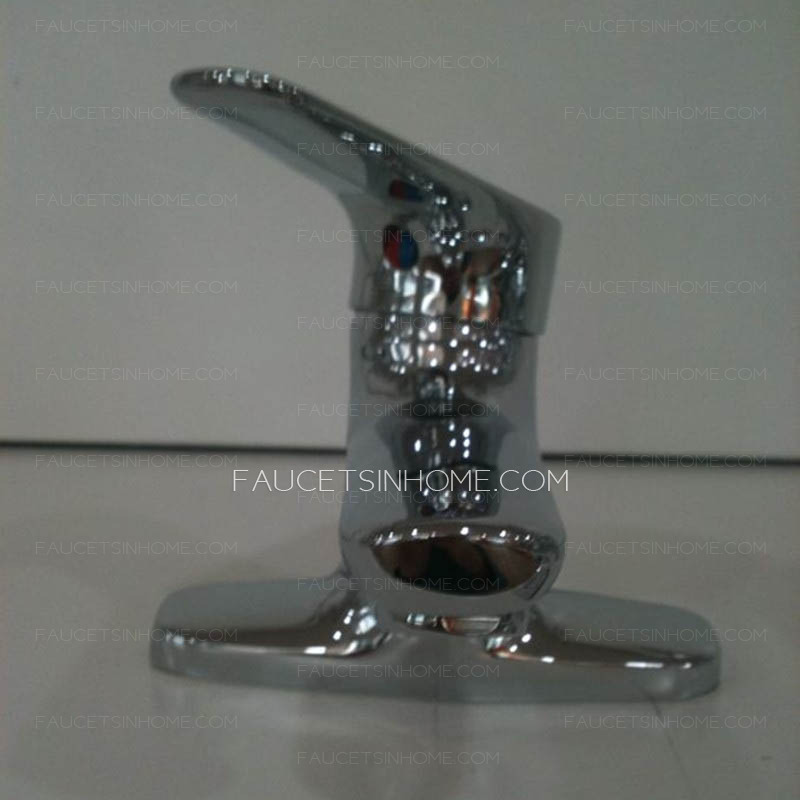 Modern Copper Material Hot And Cold Water Two Hole Faucet