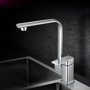 Fashion Style Rotatable Chrome Kitchen Faucet