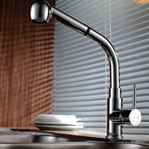 Modern Life Copper Hot And Cold Pullout Kitchen Faucet