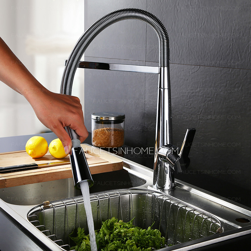 Usperno Commercial Designed Multiple Function Pullout Faucet For Kitchen