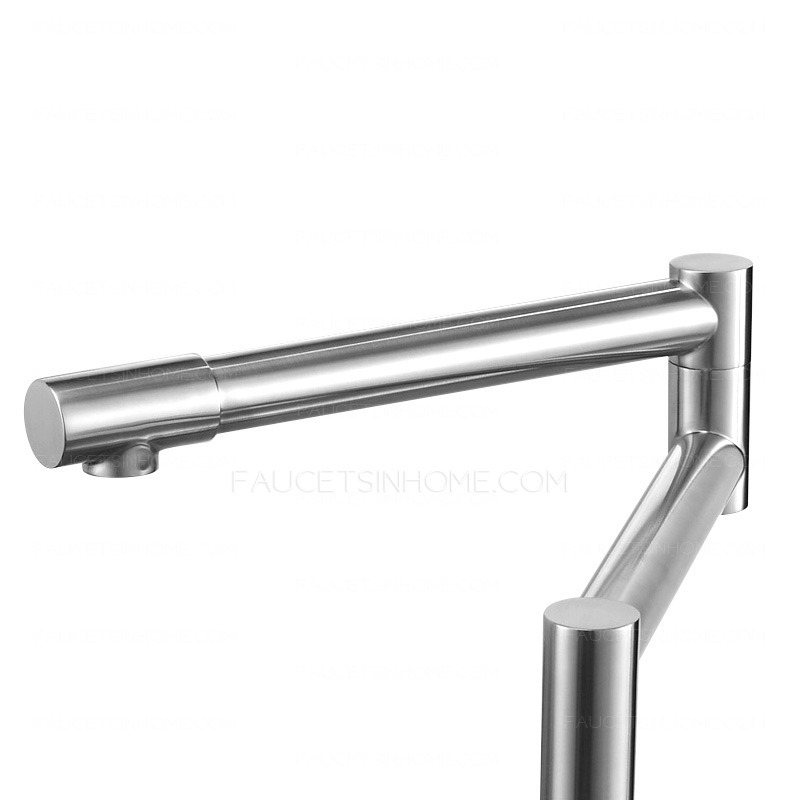 304 Rotatable And Flodable Stainless Steel Faucet