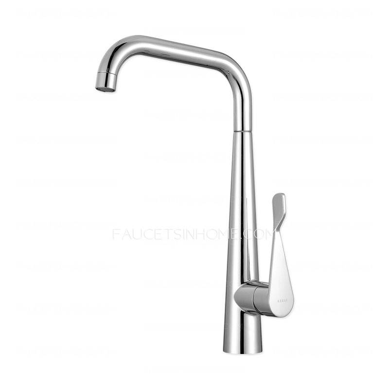 Modern Electroplated Finish And Rotatable Kitchen Faucet