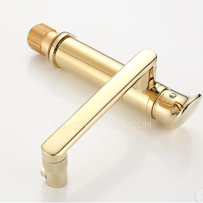 Rotatable One Hole Antique Style Bathroom Faucets