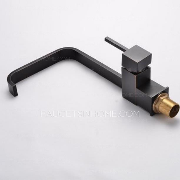 Waterfall Quality Oil-Rubbed Bronze Black Kitchen Faucet