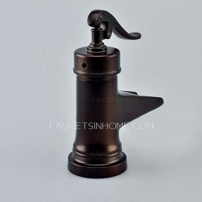 Designer Brushed Finish Waterfall Antique Faucets Bathroom