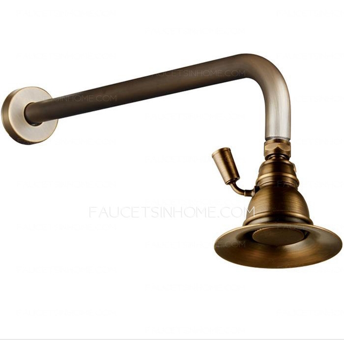 Superior Antique Brass Ring Top Shower Faucet 