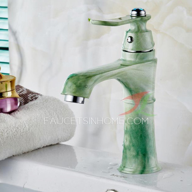 Designed Green Brass Bathroom Faucets Modern