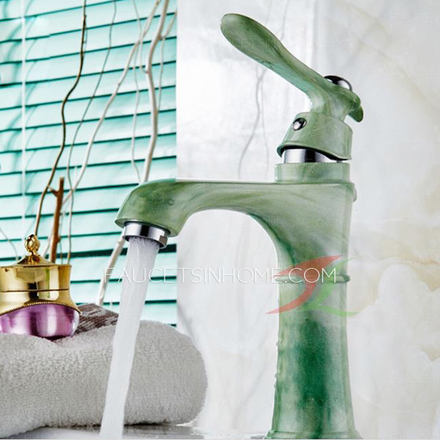 Designed Green Brass Bathroom Faucets Modern