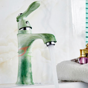 Designed Green Brass Bathroom Faucets Modern