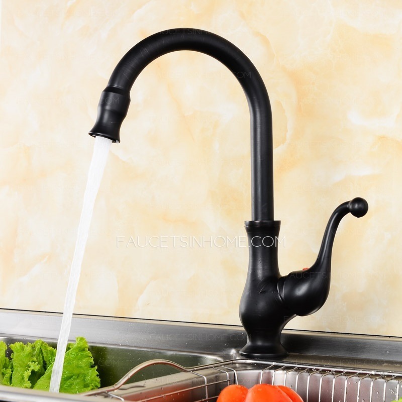 Antique Black Oil Rubbed Bronze Kitchen Faucets