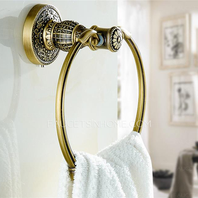 Retro Style Tower Bars Zinc Alloy Material For Bathroom 