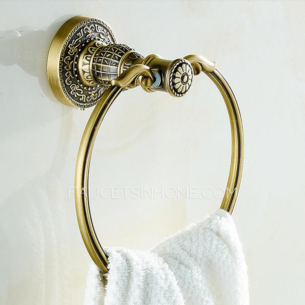 Retro Style Tower Bars Zinc Alloy Material For Bathroom 