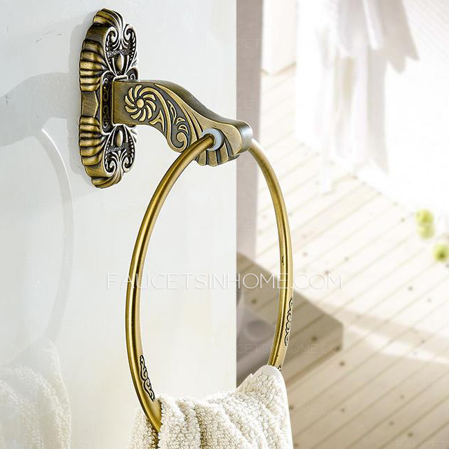 Retro Style Tower Bars Zinc Alloy Material For Bathroom 