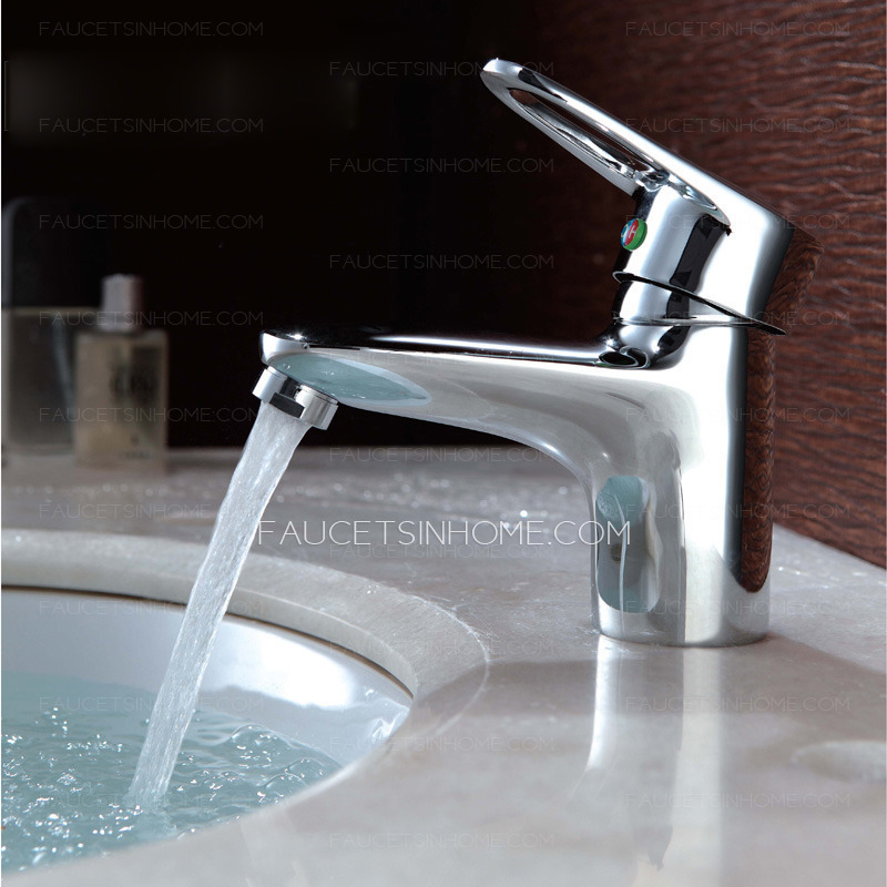 Silver Bathroom Faucets Hot And Cold Water 