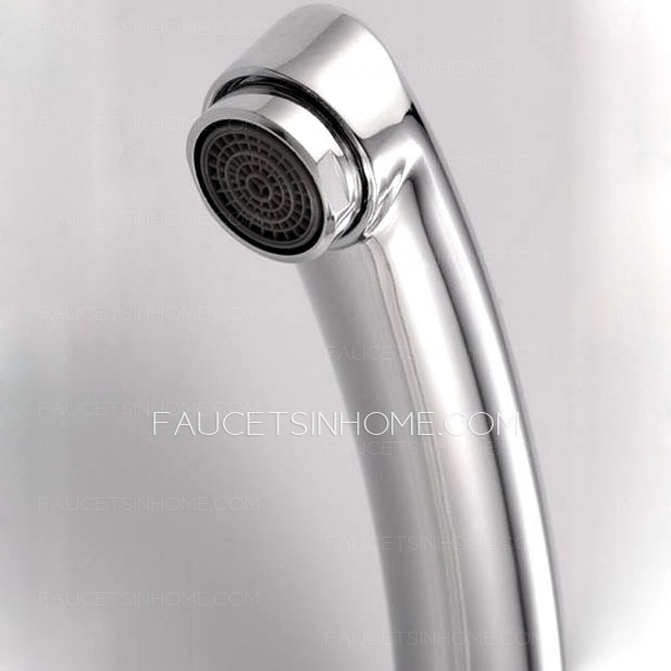 Modern Silver One Hole Unique Kitchen Faucet