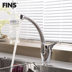 Modern Silver One Hole Unique Kitchen Faucet