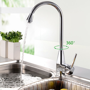 Unique Designed Single Sink Faucet Chrome Finish 