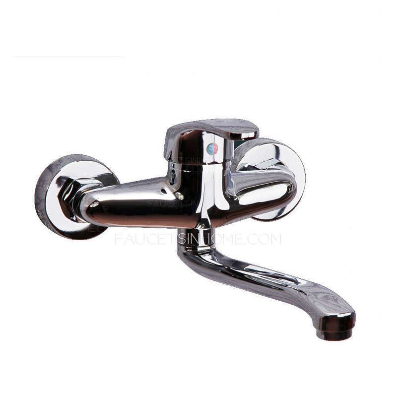 Modern Designed Wall Mounted Faucets Brass Material 