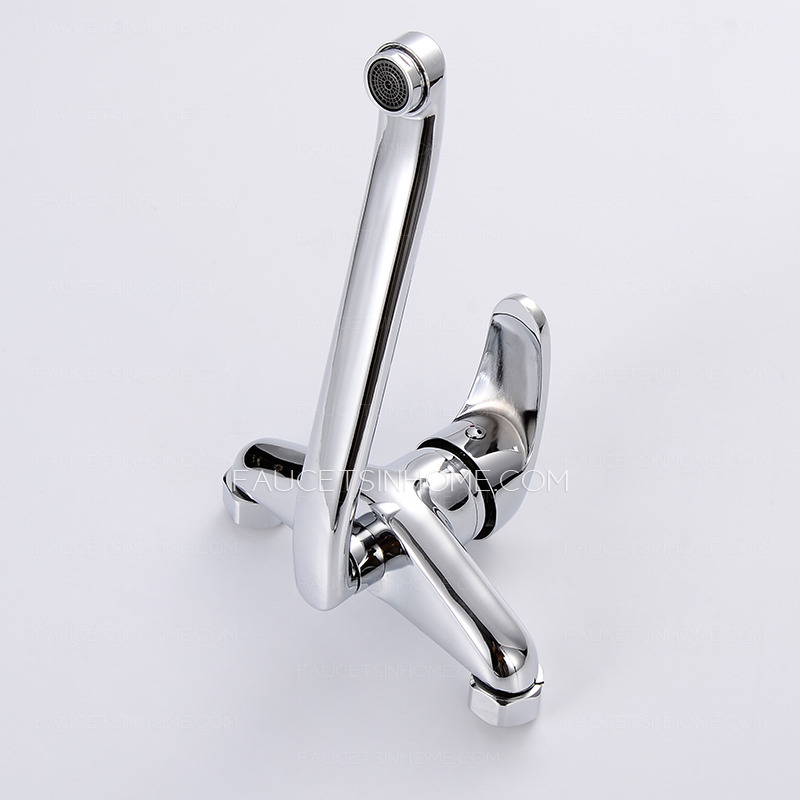 Modern Designed Wall Mounted Faucets Brass Material 