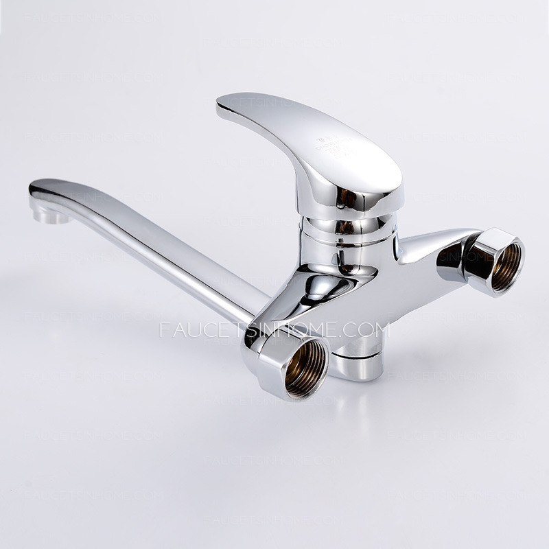 Modern Designed Wall Mounted Faucets Brass Material 