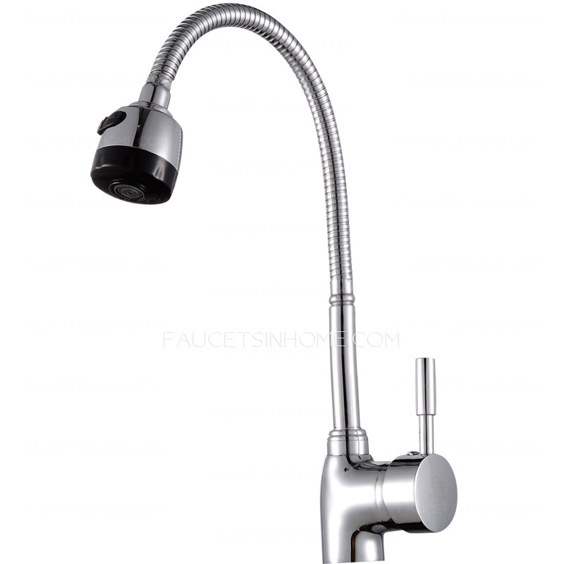 Rotatable Kitchen Single Hole Kitchen Faucet With Sprayer